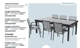 Dreamland Tuinset modulo/bondi zwart aanbieding