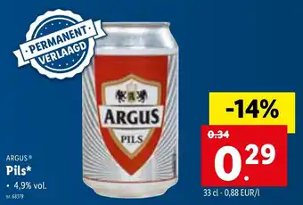Lidl Pils 33cl aanbieding