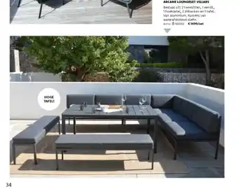 Dreamland Arcane loungeset villars aanbieding