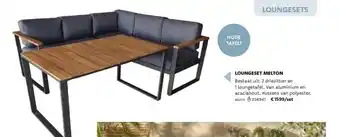 Dreamland Loungeset melton aanbieding