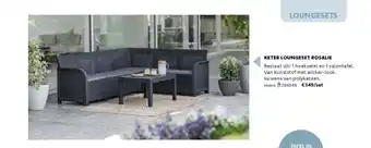 Dreamland Keter loungeset rosalie aanbieding