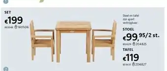 Kindertuinset teak