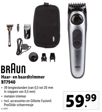 Braun Haar- en baardtrimmer BT7940