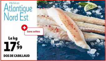 Auchan Dos de cabillaud le kg aanbieding
