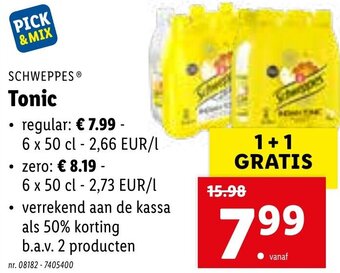 Lidl Tonic aanbieding