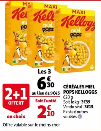 Kelloggs cereales miel pops 620G