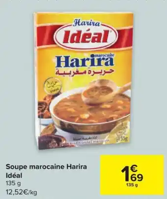Carrefour Soupe marocaine Harira Ideal 135 g aanbieding