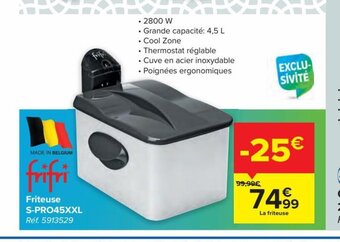 Carrefour Friteuse S-PRO45XXL aanbieding