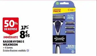 Wilkinson rasoir hydro 5 + 4 lames