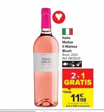 Italie II Matese Blush Molise 75 cl