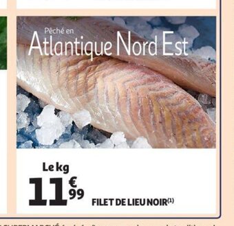 Auchan Filet de lieu noir aanbieding