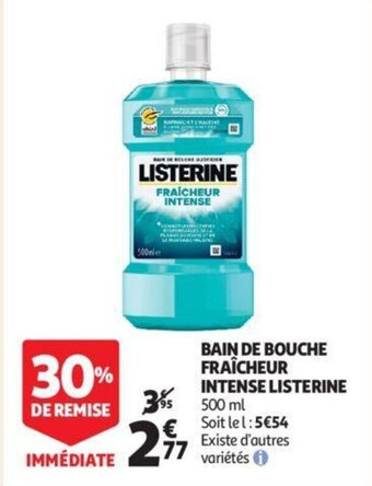 Bain de bouche fraicheur intense listerine 500ml