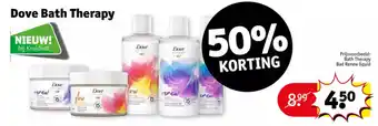 Kruidvat Dove bath therapy aanbieding