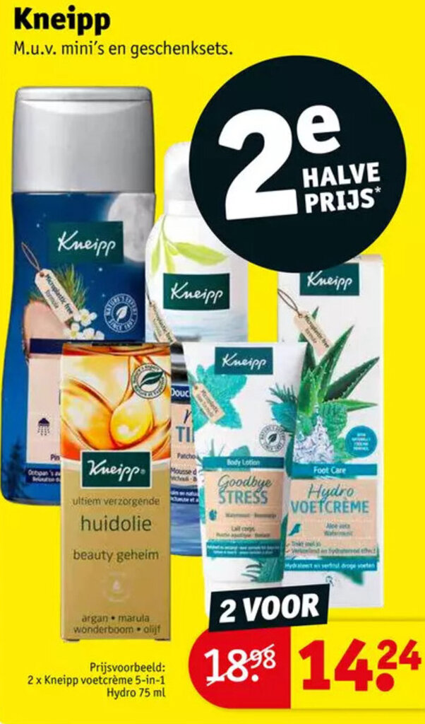 Kneipp promotie bij Kruidvat