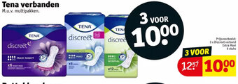 Kruidvat Tena verbanden aanbieding