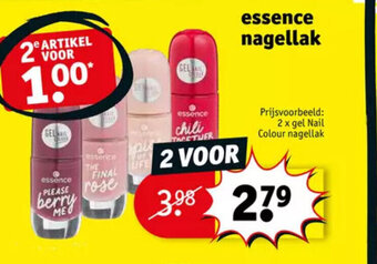 Kruidvat Essence nagellak aanbieding