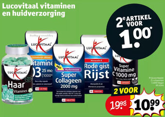 Kruidvat Lucovitaal vitaminen en huidverzorging aanbieding