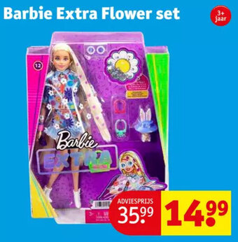 Kruidvat Barbie extra flower set aanbieding