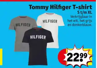 Kruidvat Tommy Hilfiger T-shirt S t/m XL aanbieding