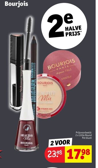 Kruidvat Bourjois aanbieding