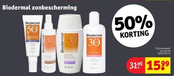 Kruidvat Biodermal zonbescherming aanbieding