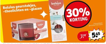 Kruidvat Bolsius geurstokjes, -theelichten en-glazen aanbieding
