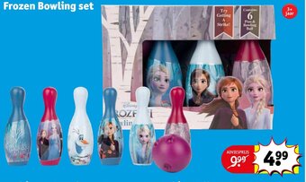 Kruidvat Frozen Bowling set aanbieding