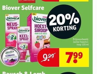Kruidvat Biover Selfcare aanbieding
