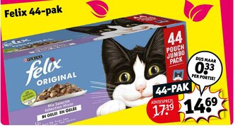 Kruidvat Felix 44-pak aanbieding