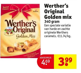 Kruidvat Werther's Original Golden mix 340 gram aanbieding