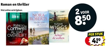 Kruidvat Roman en thriller aanbieding