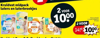 Kruidvat Kruidvat midpack luiers en luierbroekjes aanbieding