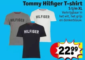 Kruidvat Tommy hilfiger t-shirt aanbieding