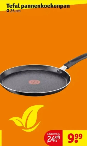 Kruidvat Tefal pannenkoekenpan aanbieding