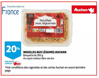 Nouilles aux legumes 300g