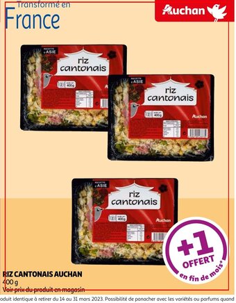 Auchan Riz cantonais 400g aanbieding