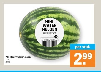 Albert Heijn Ah mini-watermeloen aanbieding