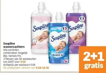 Albert Heijn Soupline wasverzachters aanbieding