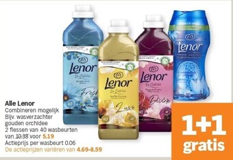 Albert Heijn Alle lenor aanbieding