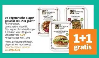 Albert Heijn De vegetarische slager gekoeld 100-200 gram* aanbieding
