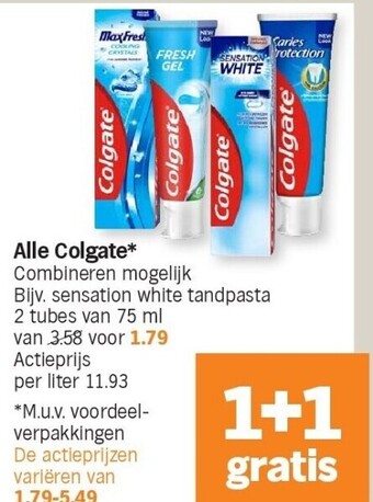 Albert Heijn Alle colgate aanbieding