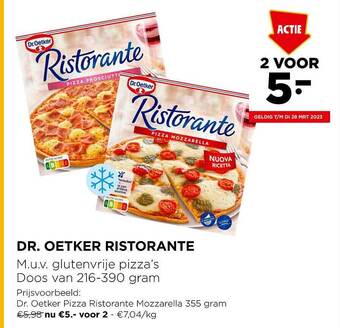 Jumbo Dr oetker ristorante aanbieding