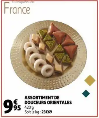 Auchan Assortiment de douceurs orientales 420 g aanbieding