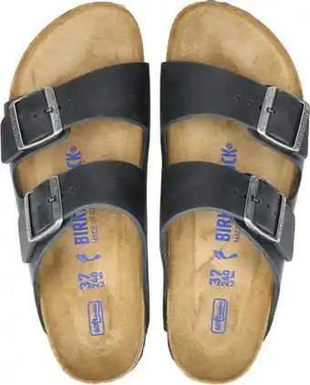 Bol.com Birkenstock arizona fl wb narrow unisex slippers - black aanbieding