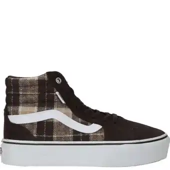 Vans filmore hi platform plaid mix veterboot dames bruin