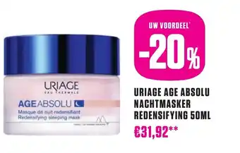 Medi Market Uriage age absolu nachtmasker redensifying 50ml aanbieding