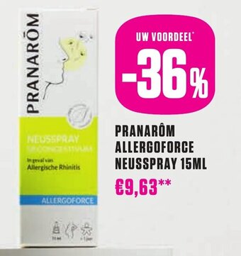 Medi Market Pranarom allergoforce neusspray 15ml aanbieding