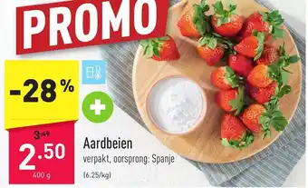 ALDI Aardbeien 400g aanbieding