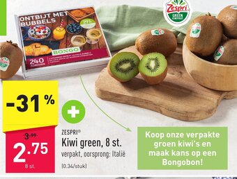 ALDI Zespri kiwi green, 8 st. aanbieding