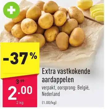 ALDI Extra vastkokende aardappelen 2kg aanbieding